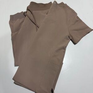 Mandala macchiato Scrub Top and Pants Set